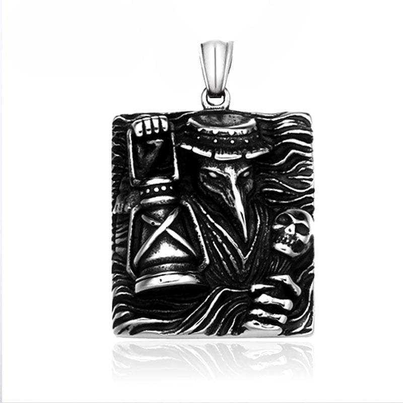 Retro Ethnic Elephant God Titanium Steel Pendant for Men - Cross-Border Fashion Accessories