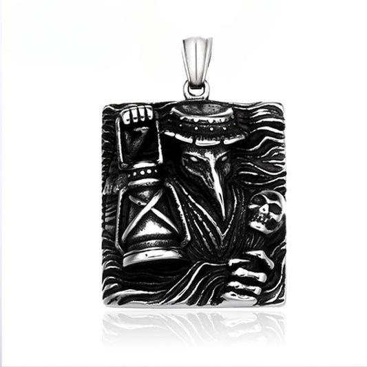 Retro Ethnic Elephant God Titanium Steel Pendant for Men - Cross-Border Fashion Accessories