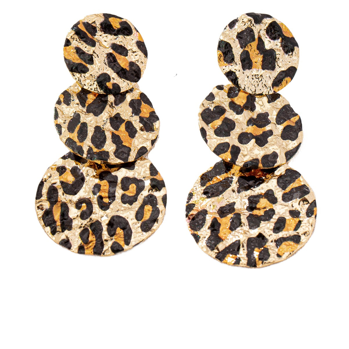 Planderful Vienna Verve Earrings – Trendy Leopard Print Tassel Design