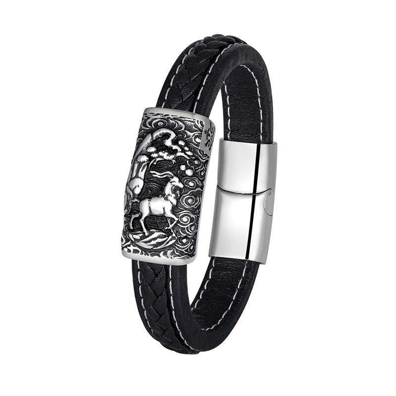 Steel Bracelet – Vintage Everyday Wear For Modern Casual Men's Jewelry And Accessories