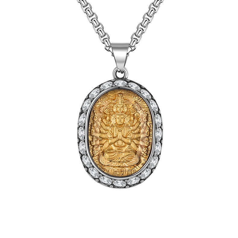 Zircon Necklace – Elegant Zodiac Saints Eight Patrons Pendant for Everyday Wear Planderful Collection