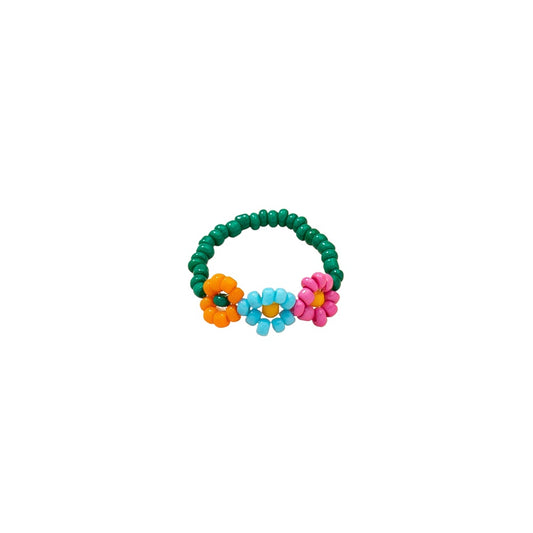 European and American Popular Instagram Jewelry Collection - Handcrafted Flower Ring for Wholesale Beading