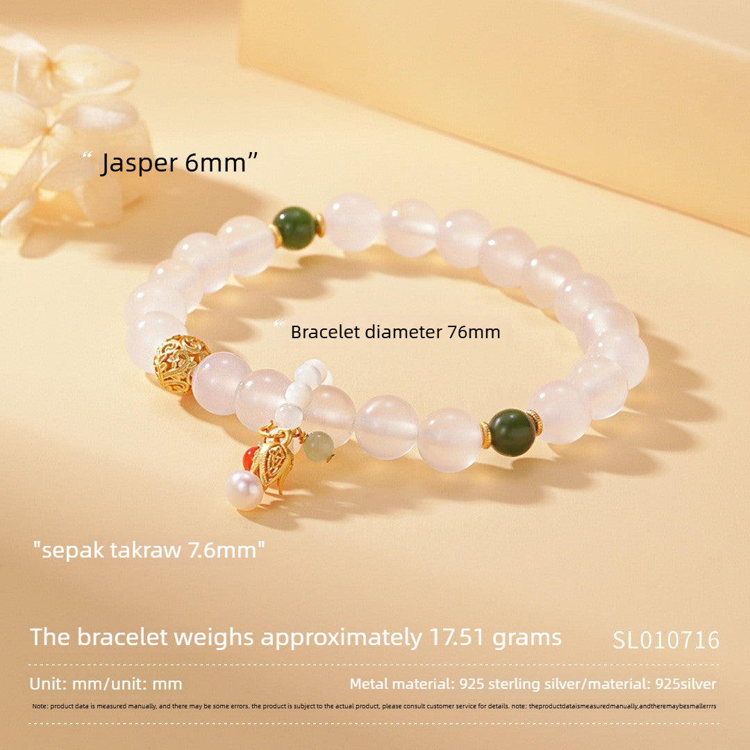 Morning Flower 925 Sterling Silver Women's Bracelet