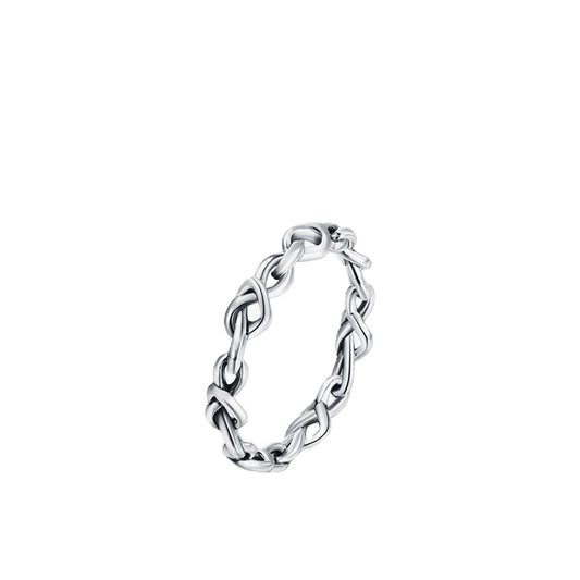 Sterling Silver Irregular Heart Ring