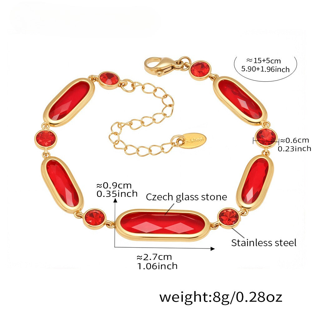 Planderful Everyday Genie Czech Glass Bracelet For Women