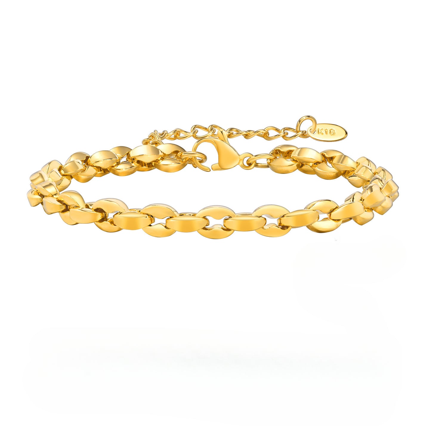 Stainless Steel European and American Niche Women's Gold Set