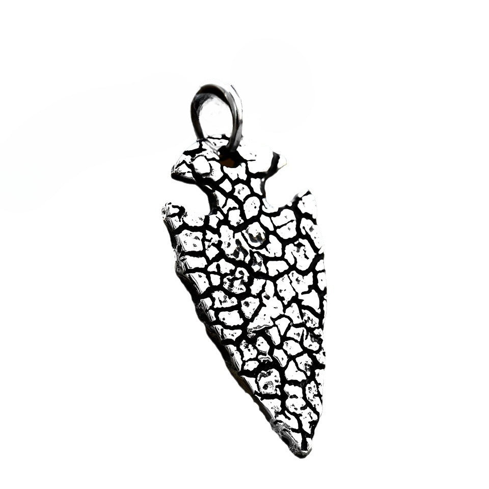 Nordic Viking Compass Pendant in Titanium Steel - Retro Men's Accessory for European and American Style