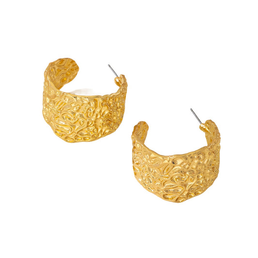 Planderful Vienna Verve Earrings – Exaggerated Heavy Metal Design