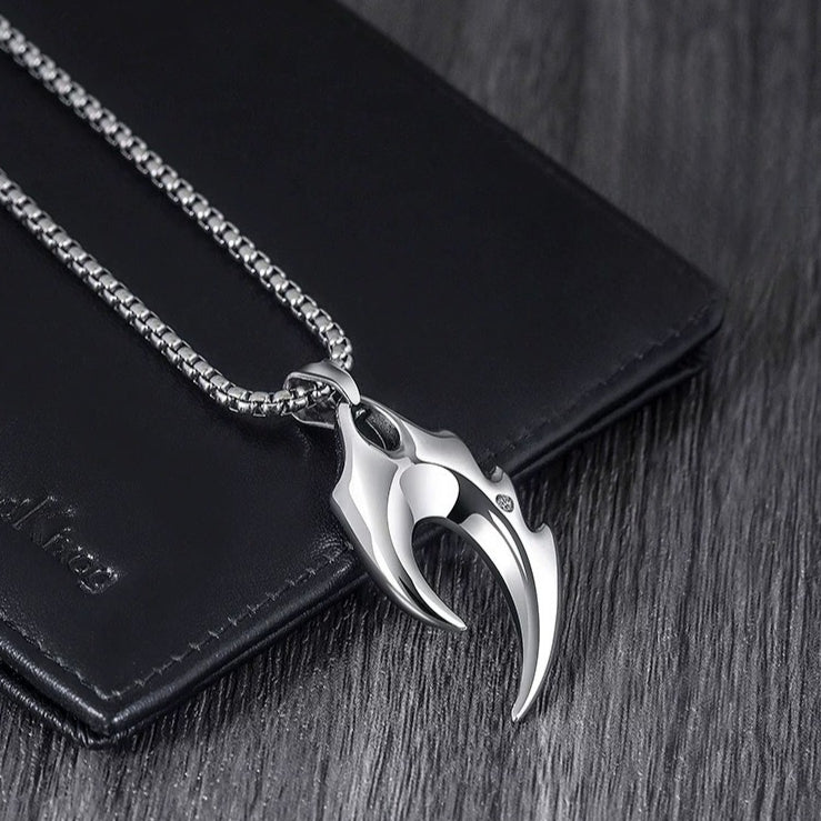 Planderful Titanium Steel Mens Necklace Does Not Fade Durable Minimalist Stainless Steel Pendant Jewelry Gift