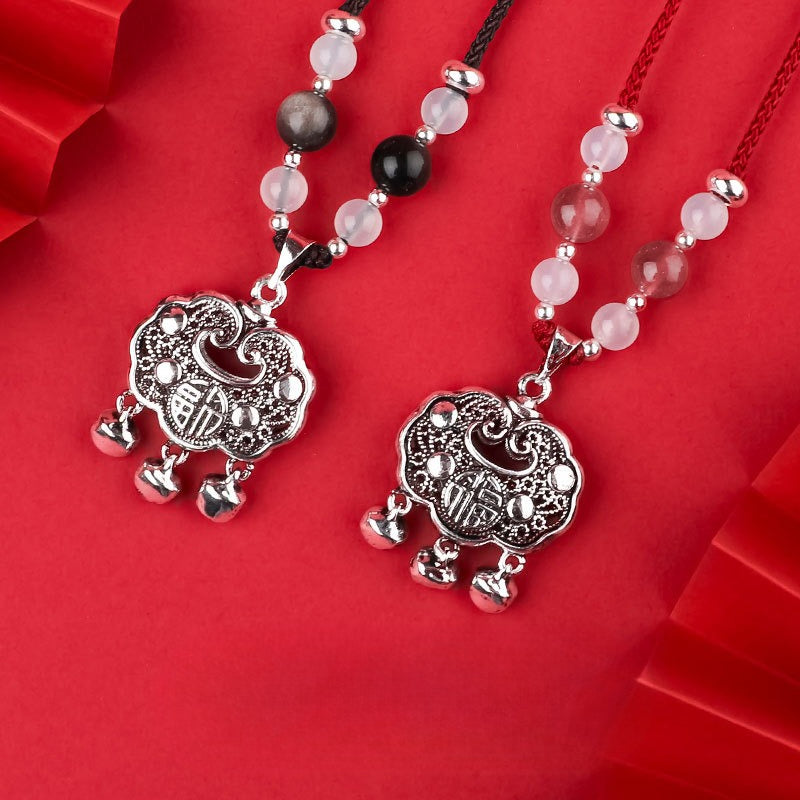 Peace Lock Pendant Necklace