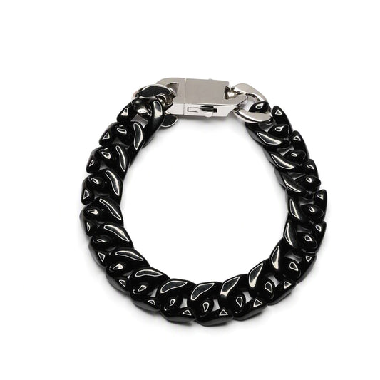 Jadeite Cuban Chain Bracelet