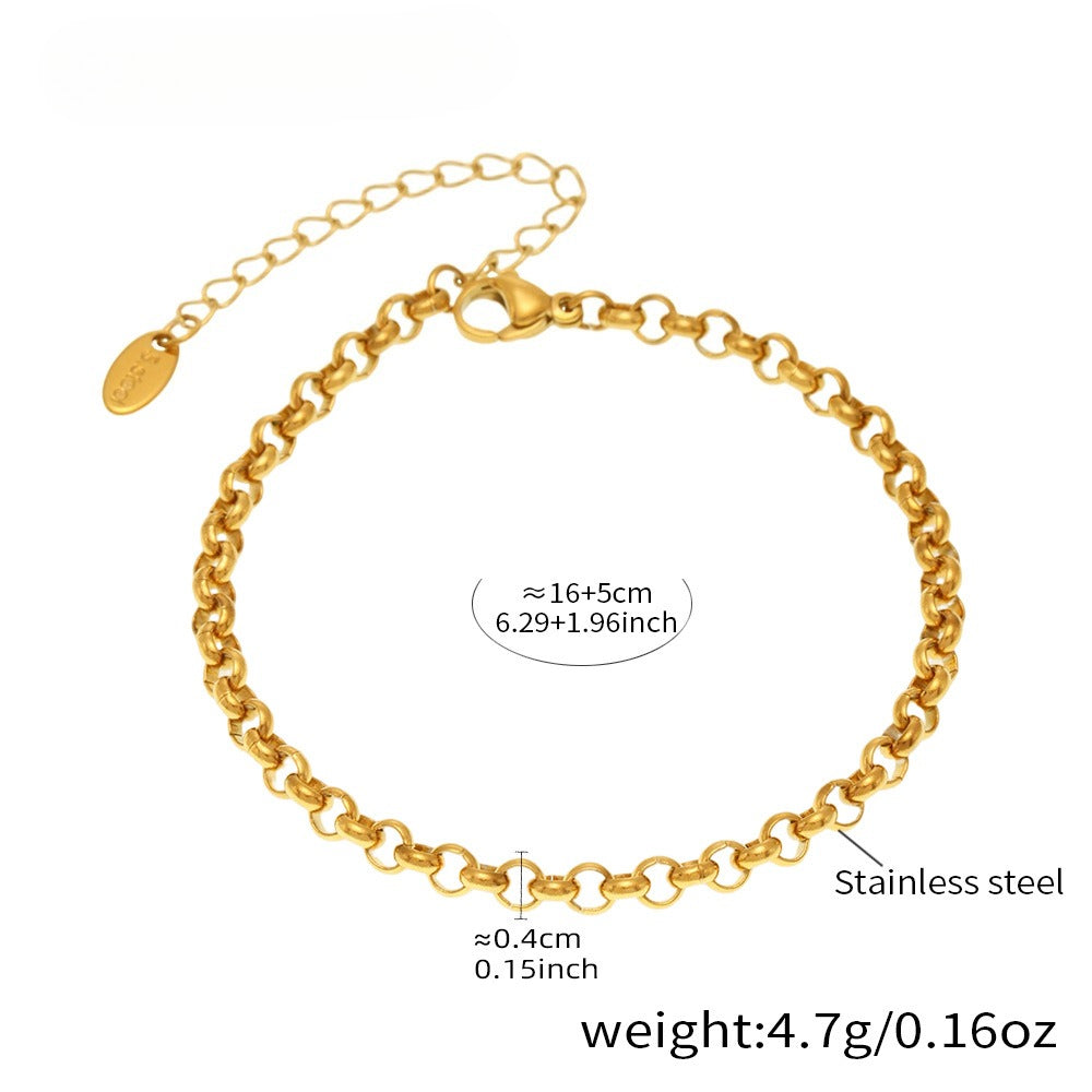 Planderful Genie 18K Gold Plated Women Love Bracelet