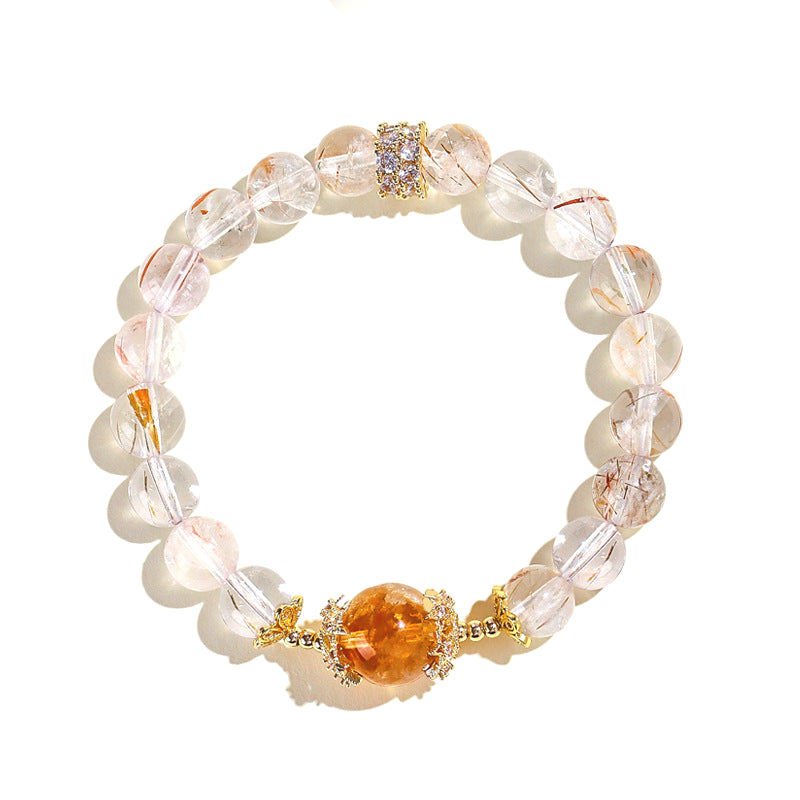 Planderful Fortune's Favor Bracelet – High-End Citrine and Super Seven Design