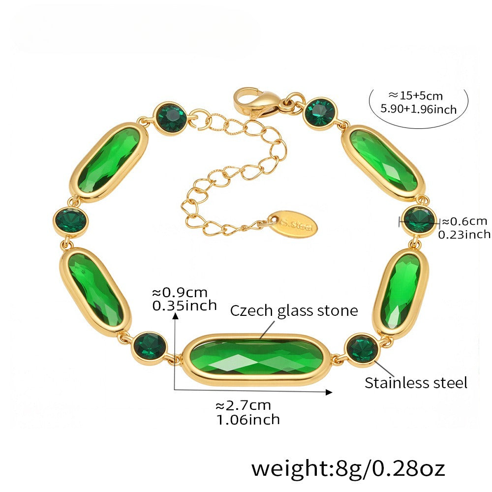 Planderful Everyday Genie Czech Glass Bracelet For Women