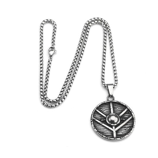 Cross-Border Nordic Viking Pendant Shield Jewelry for Men