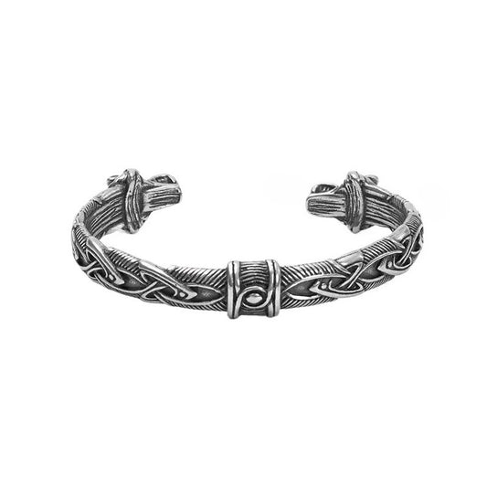 Viking Wolf Head Bracelet Planderful Everyday Genie For Men Steel Jewelry Retro Durability