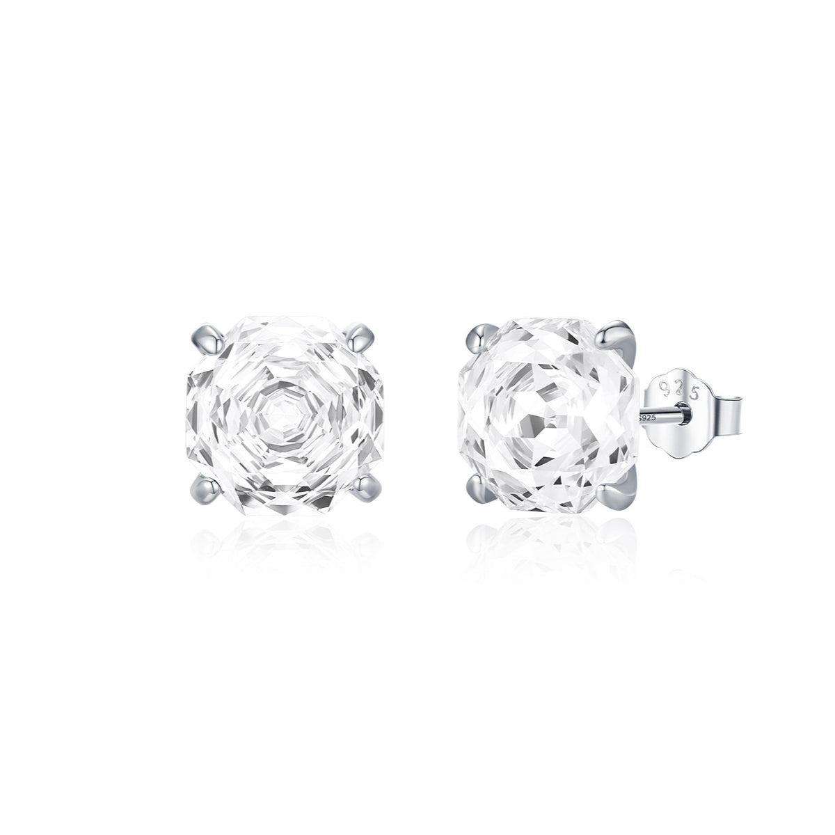 Planderful Everyday Genie Earrings – Elegant Zircon Rose Cut Design