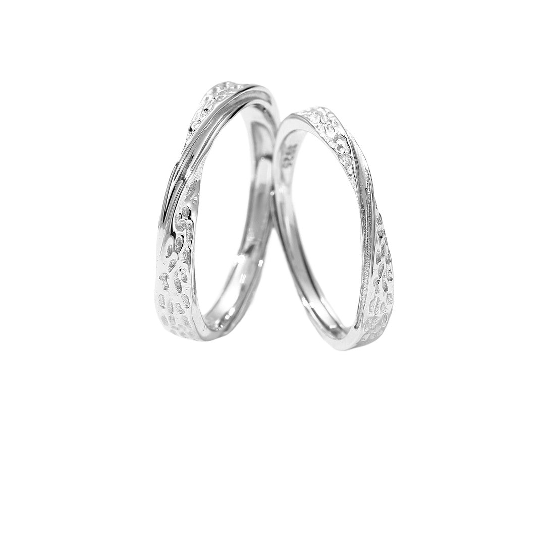 Minimalist Lava S925 Sterling Silver Ring