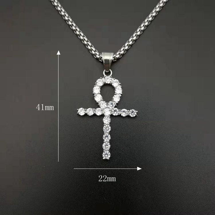 Planderful Everyday Genie Hip Hop Necklace Bold Gold Plated Zircon Amulet Pendant for Urban Fashion Fans