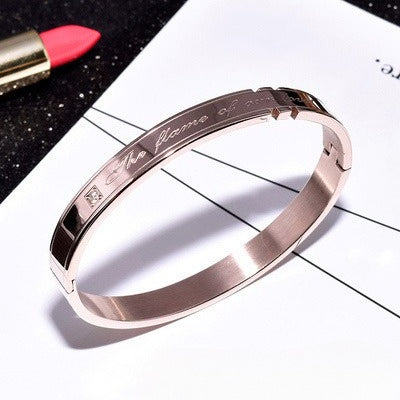 Planderful Jewelry Steel Couple Bracelet For Him And Her Gift For Boyfriend Girlfriend