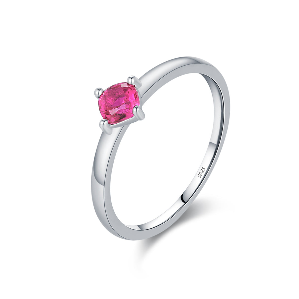 Planderful Gala Fireworks Ring – Elegant Sterling Silver with Zircon Accent