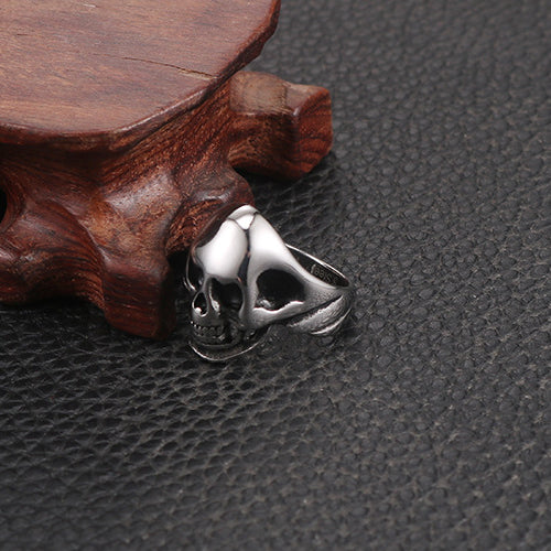 Titanium Steel Skull Ring - Bold European and American Style for the Modern Man