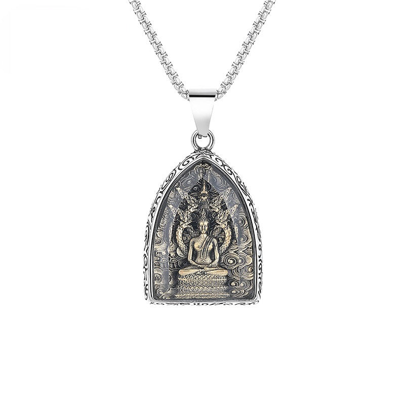 Titanium Steel Necklace – Vintage for Men