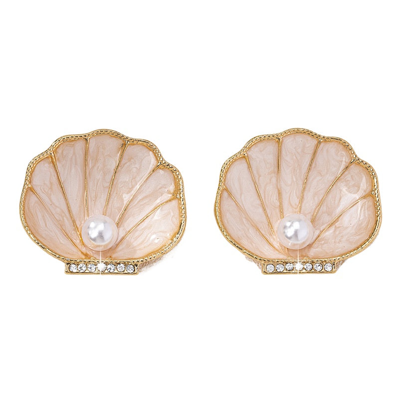 Planderful Vienna Verve Earrings – Creative Enamel Marine Life Design