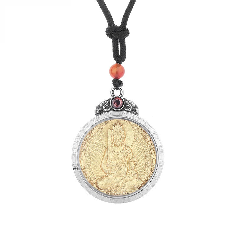 Steel Necklace – Statement Chinese Zodiac Buddha Saints