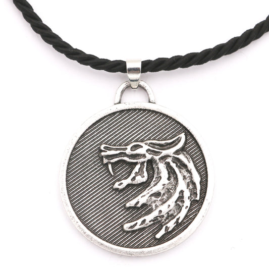 Viking Wolf Necklace - European and American Fashion Jewelry for Men