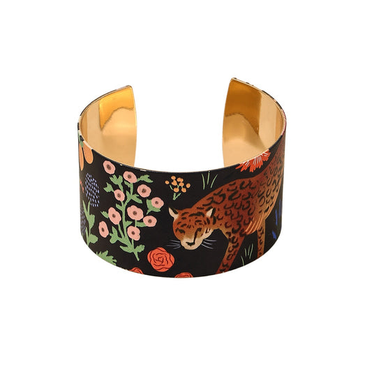 Leopard Charm Metal Bracelet for Women - Exquisite Cross-Border Jewelry