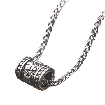 Planderful Stainless Steel Mantra Pendant Necklace Unisex Everyday Wear Minimalist Daily Reminder Gift