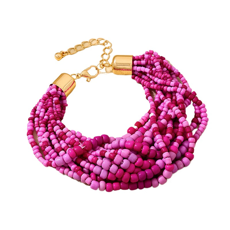 Planderful Vienna Verve Bracelet – Fashionable Multi-Layer Beach Accessory