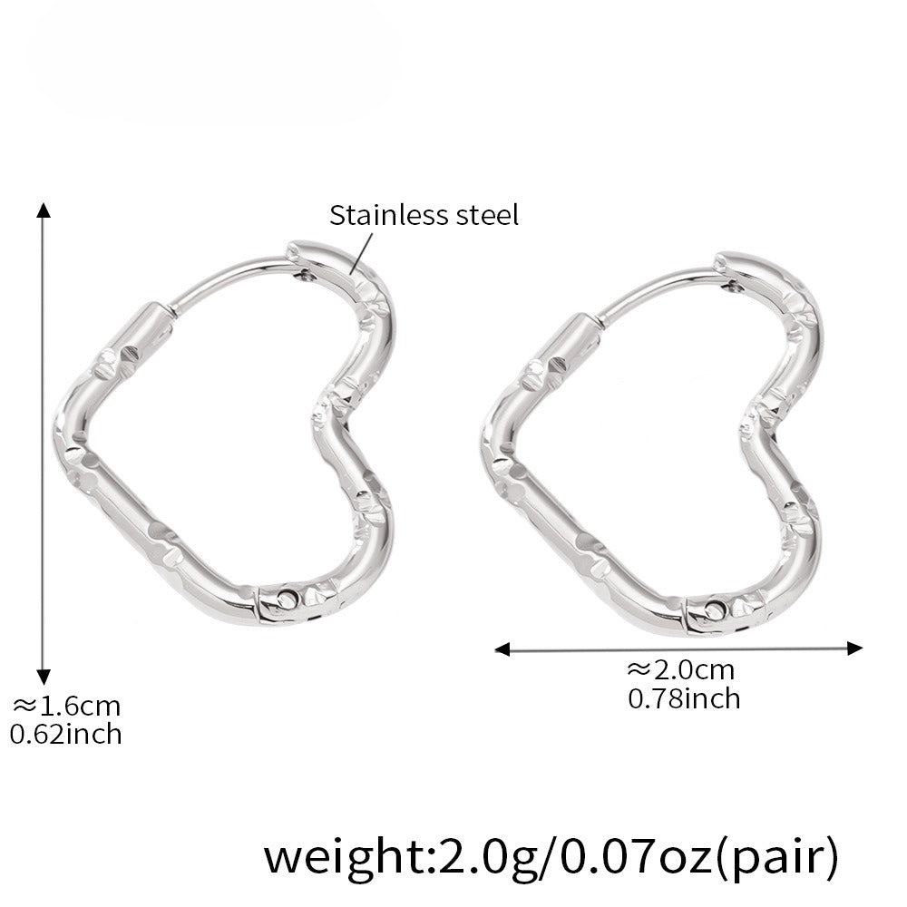 Planderful Pentagonal Stainless Steel Earrings For Women