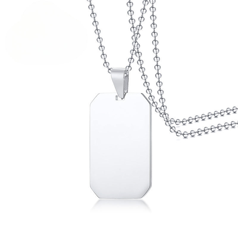 Stainless Steel Jewelry Personalized Military Pendants for Men