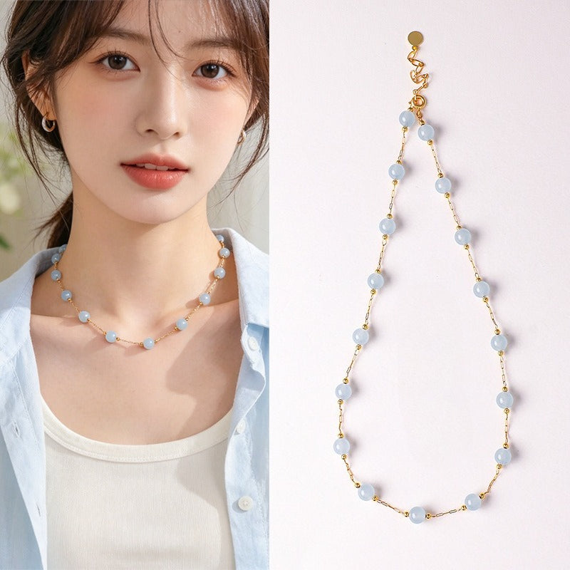 Pearl Crystal Necklace
