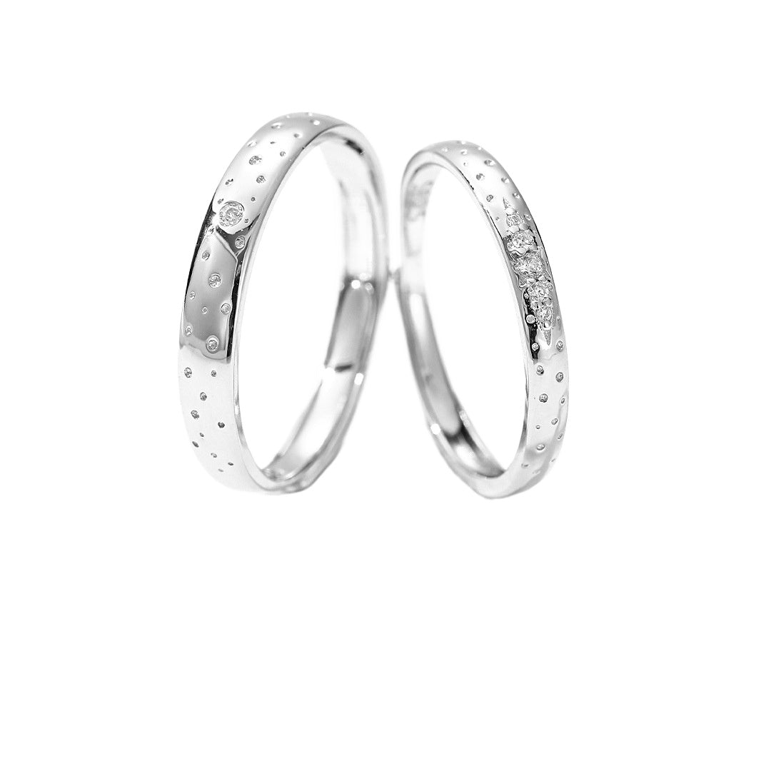 Minimalist Star S925 Sterling Silver Ring