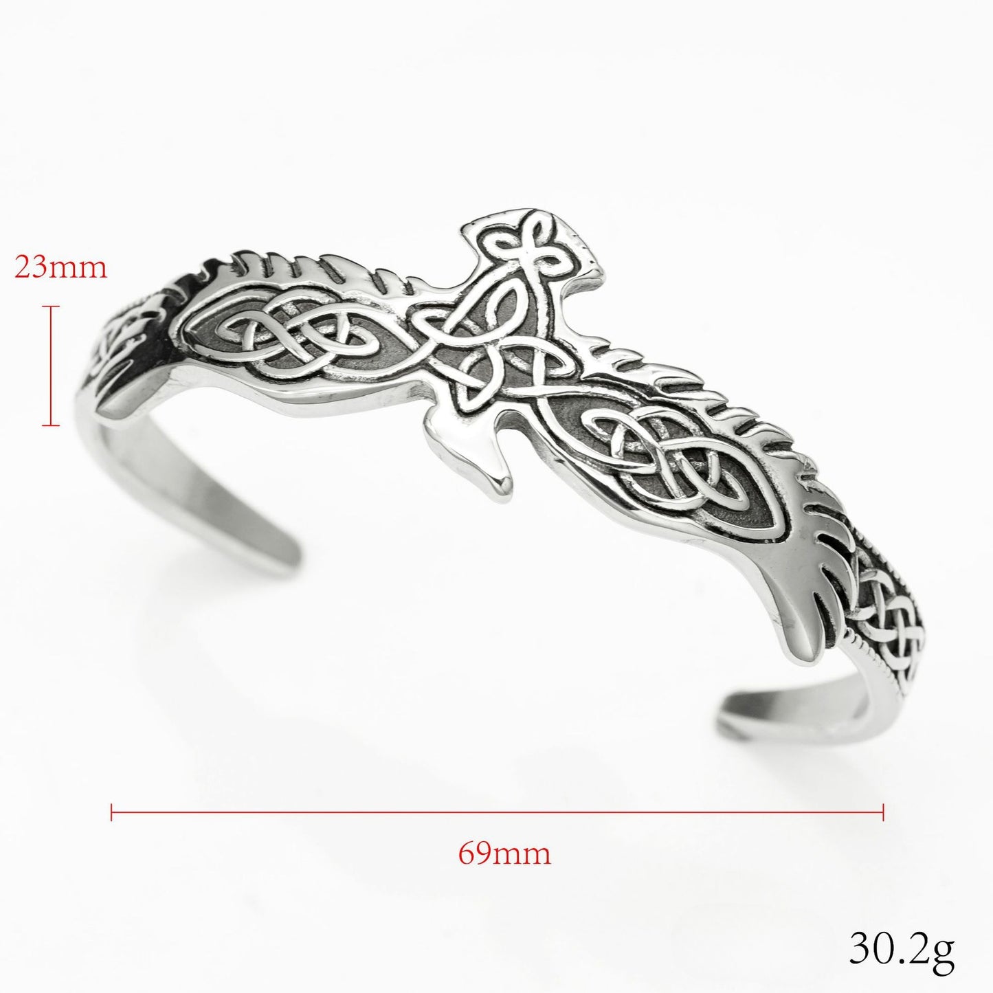 Planderful Titanium Steel Bracelet For Men Unisex C Shaped Open Design Durable Protection