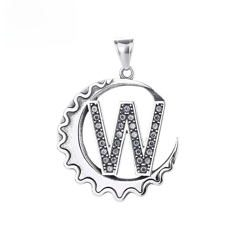Letter Diy Stainless Steel Pendant Necklace