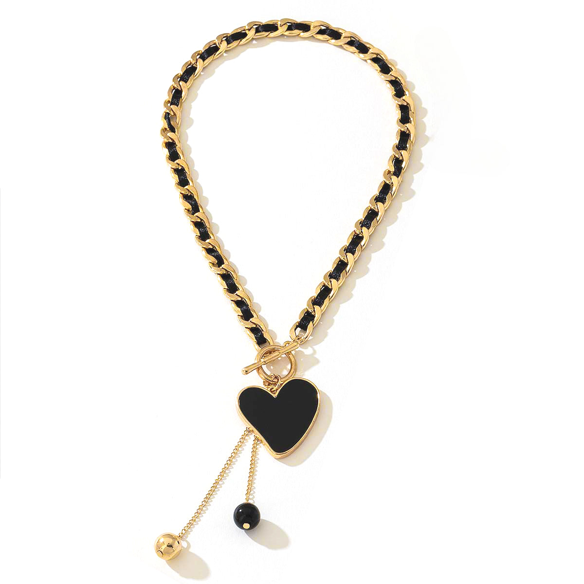 Planderful Vienna Verve Necklace – Trendy Metal Thick Chain Design