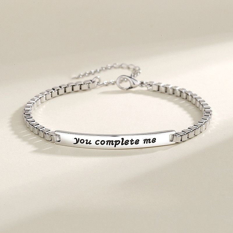 Planderful Jewelry Steel Couple Bracelet Unisex Gift
