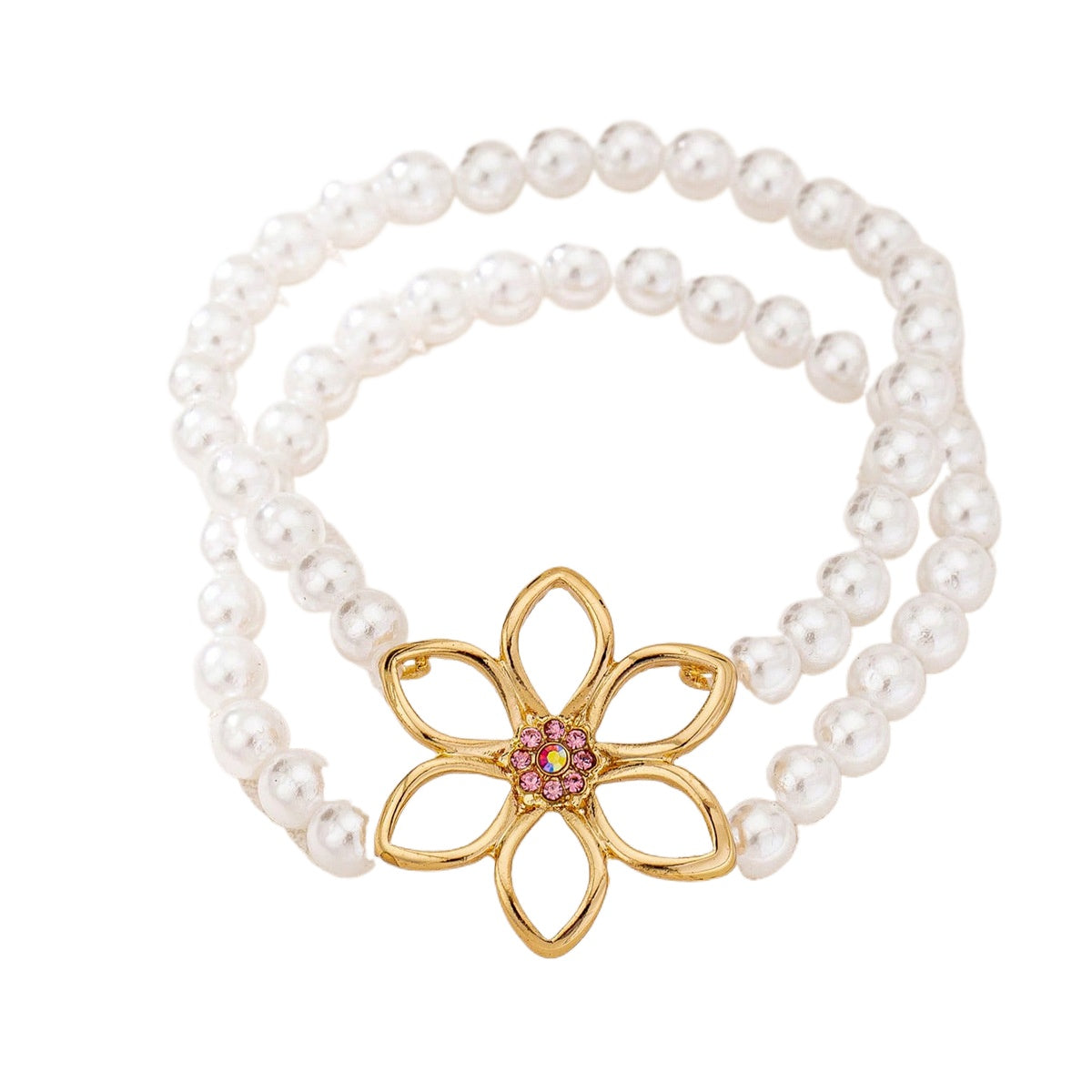 Planderful Vienna Verve Bracelet – Fashionable Pearl and Zircon Design