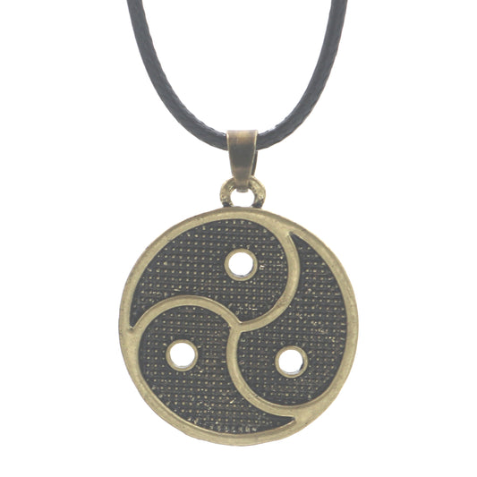 Mystical Yin Yang Bagua Necklace from Norse Legacy Collection