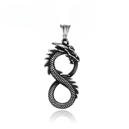 Titanium Steel Dragon Pendant for Men - Wholesale Stainless Steel Casting Jewelry