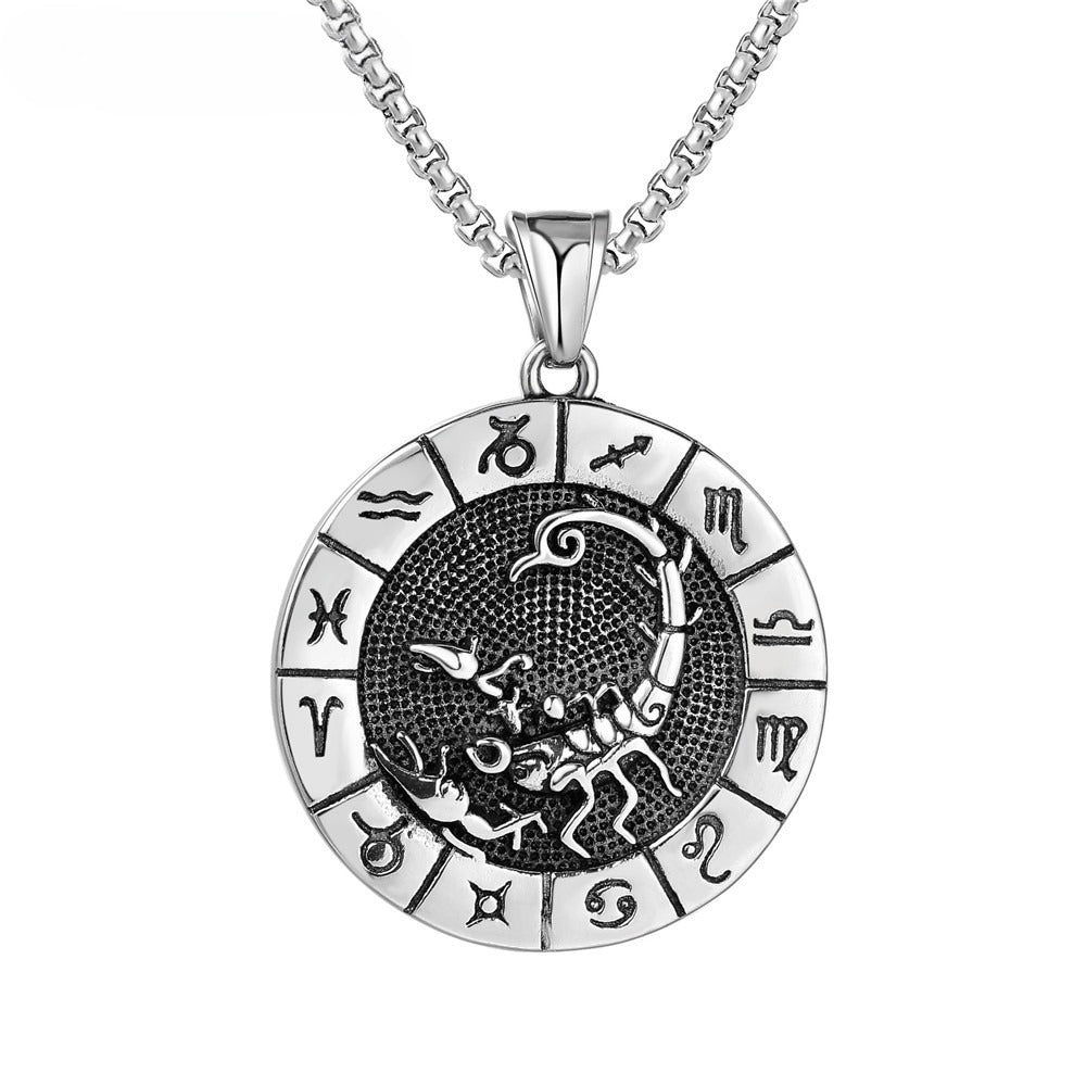 Constellations Pendant Titanium Steel Unisex Protection Statement Planderful Everyday Genie Gift