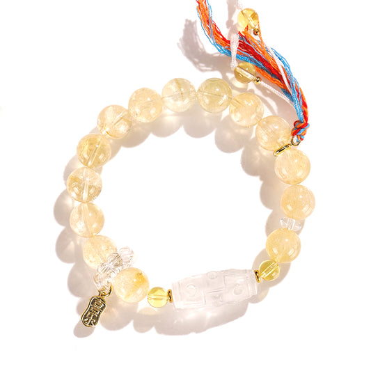 Planderful Fortune's Favor Bracelet – Elegant White Crystal Design
