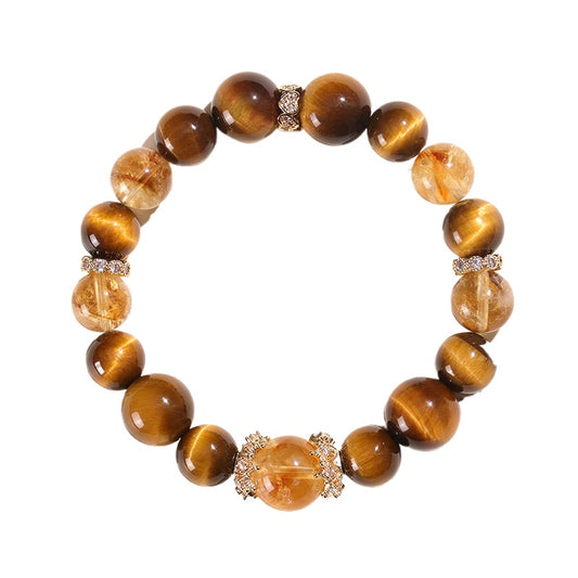 Planderful Fortune Yellow Tower Crystal Bracelet – Authentic Nine-Tailed Fox Design