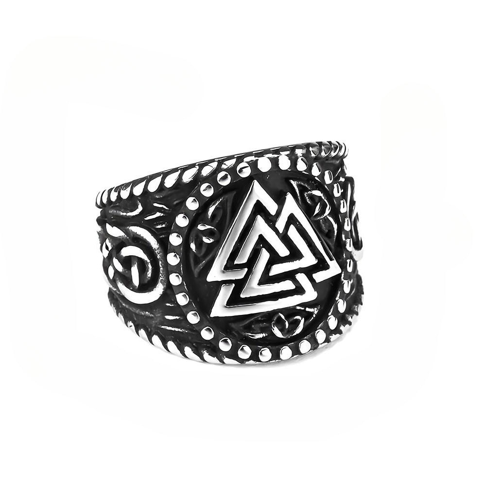 European and American Jewelry Wholesale Men's Titanium Steel Ring