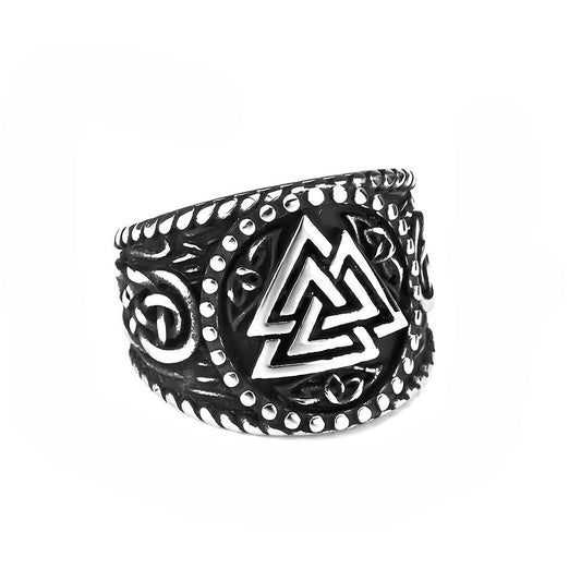 European and American Jewelry Wholesale Men's Titanium Steel Ring