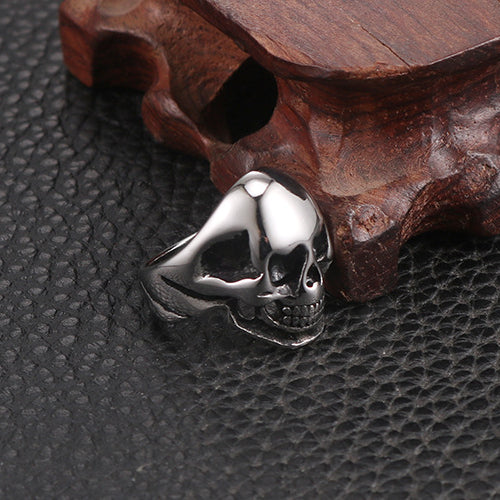Titanium Steel Skull Ring - Bold European and American Style for the Modern Man